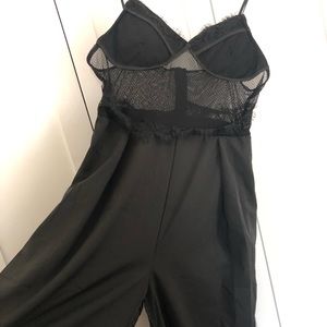 Jumpsuit with lace top/ size L